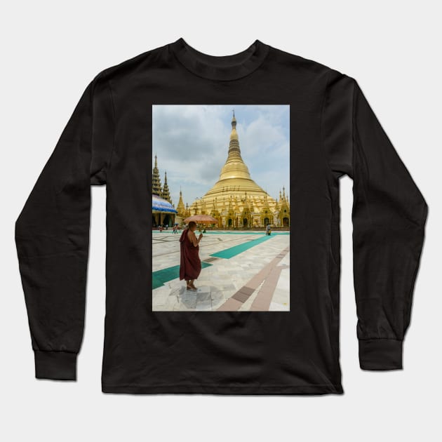 A Monk 3 Long Sleeve T-Shirt by fotoWerner